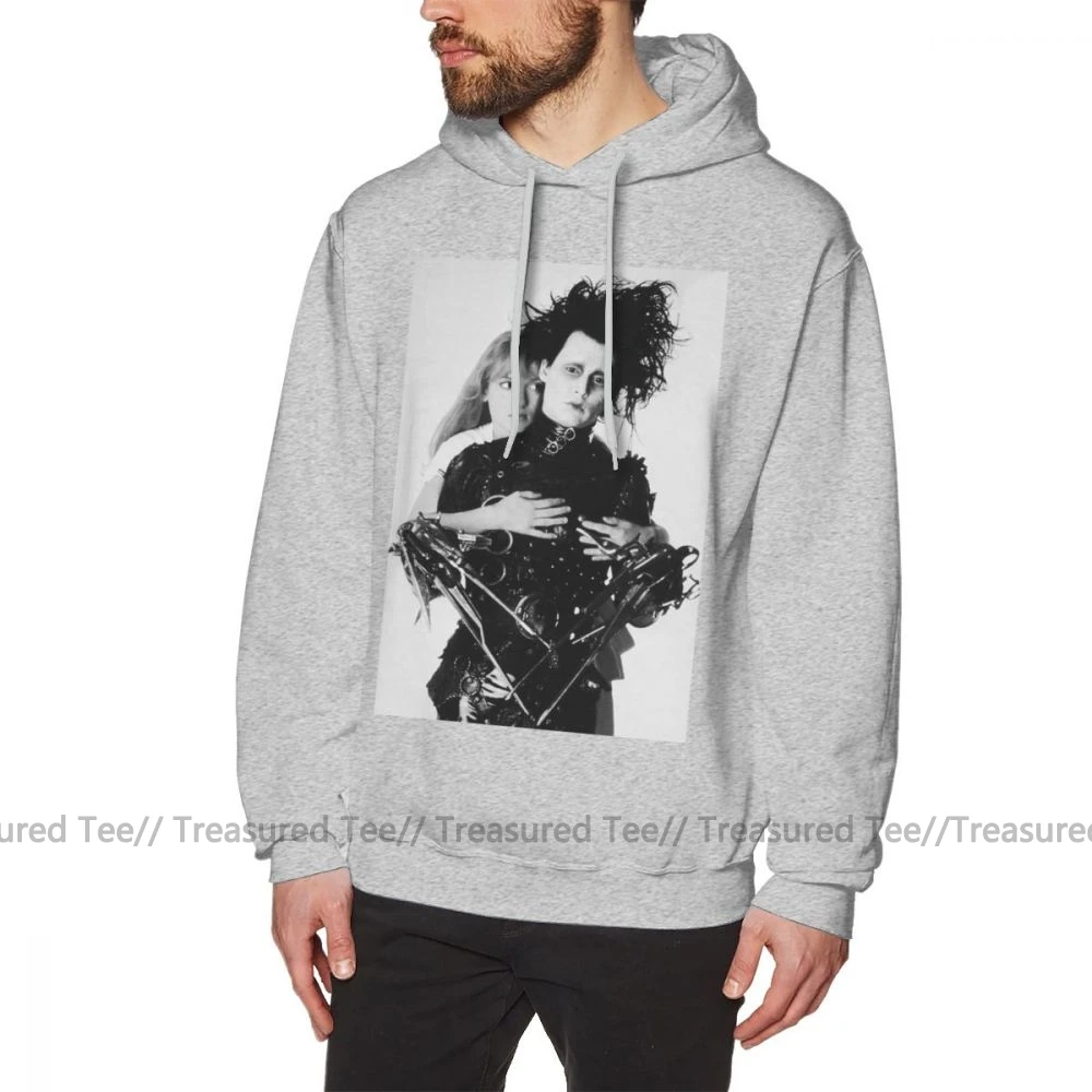 Толстовка Эдварда сissorhands Depp Ryder Edward Scissorhands толстовки мужские повседневные Пуловеры худи хлопковые красные зимние толстовки