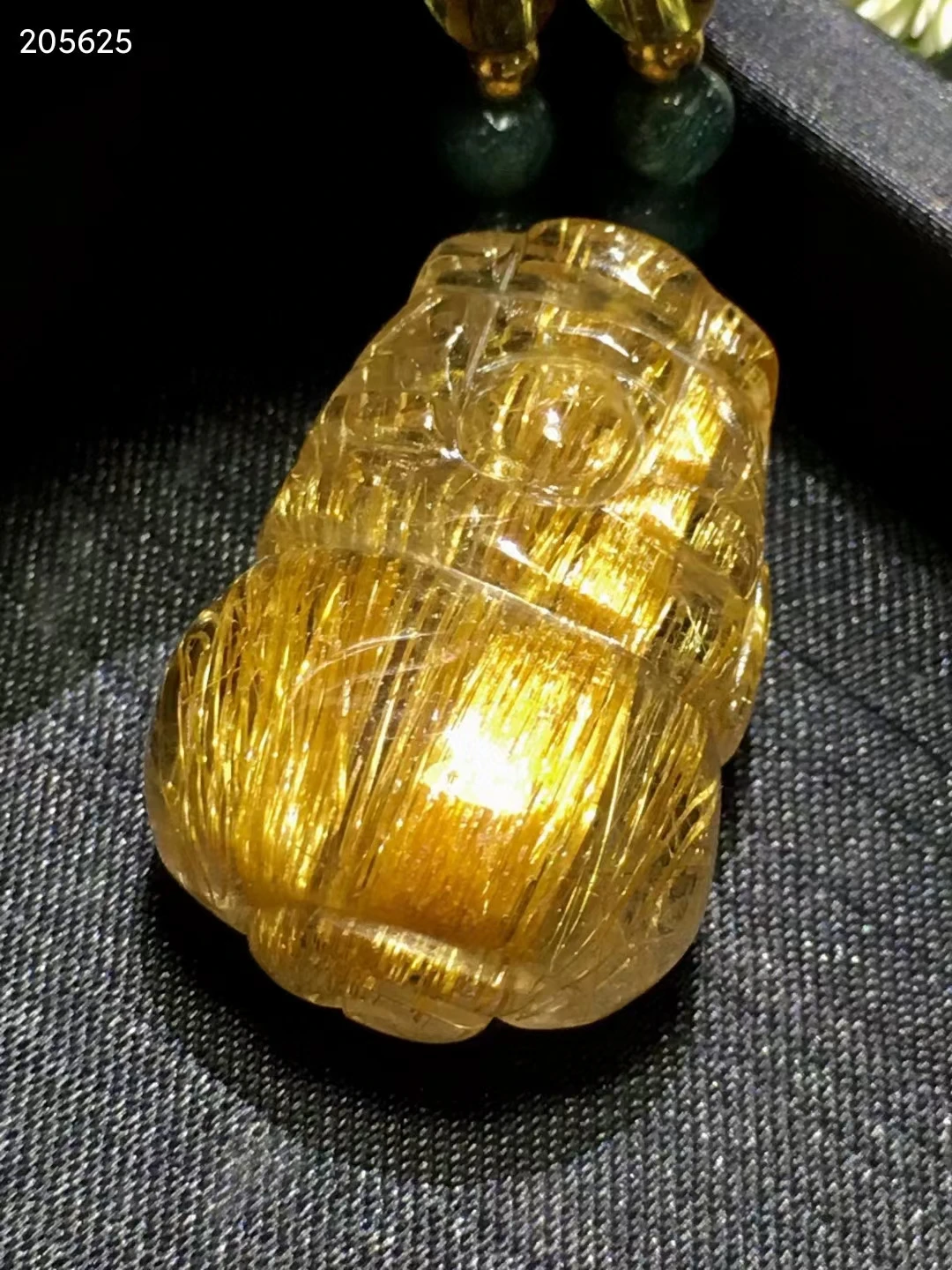 

Ожерелье с подвеской Pi Xiu из натурального золота рутилированный кварц бразильский Размер 29x14 мм богатые камни для женщин и мужчин ювелирные ...