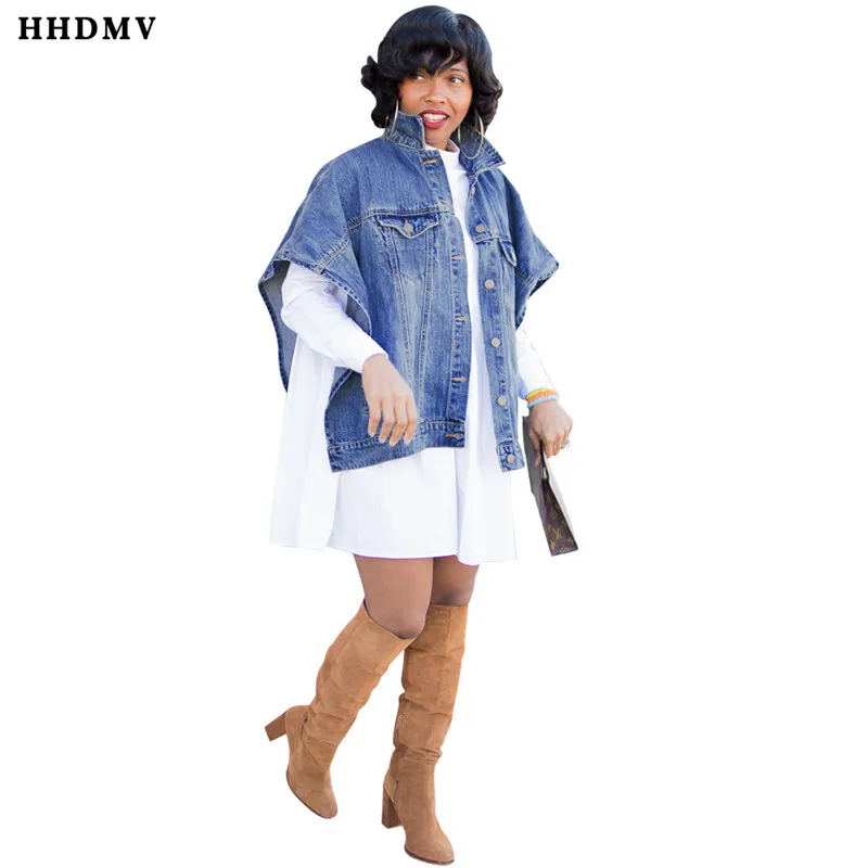 Модная уличная джинсовая куртка HHDMV WNY001 со снижением возраста короткая с рукавом