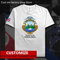 costa rica flag %e2%80%8bt shirt free custom jersey fans diy name number logo 100 cotton t shirts men women loose casual cri t shirt