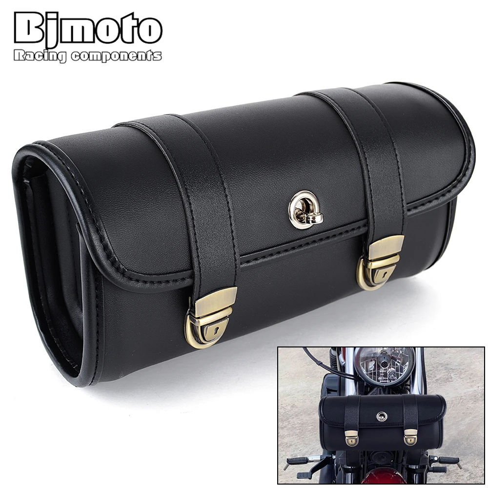 

Motorcycle Saddlebags Universal Black Tool Bag The Front Forklift Puts The Saddle Tool Motorbike Bag