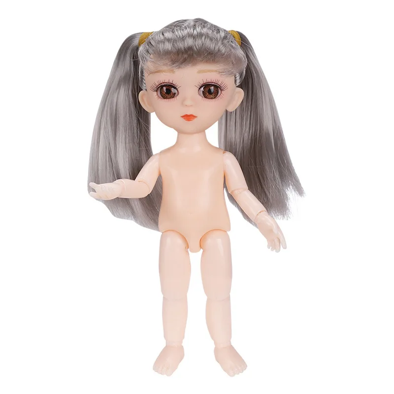 16 см 1/8 BJD куклы мини 13 подвижные шарнирные милые Детские волосы Nake тело для с