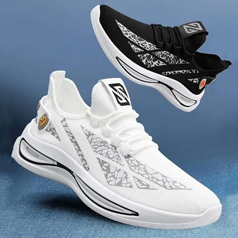 

Кеды мужские с вулканизированной подошвой, дизайнерские кроссовки, спортивная повседневная обувь для бега, тенниса, амортизирующие, черные...