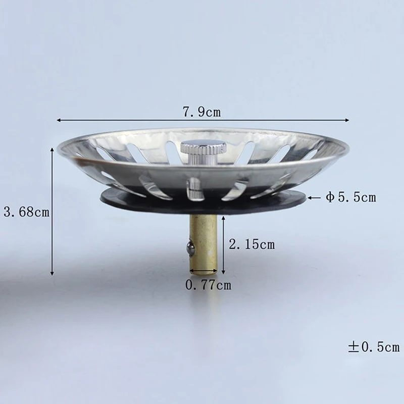 

Kitchen Sink Strainer Stopper Stainless Steel Waste Plug Sink Filter Bathroom Hair Catcher Drains Strainers Kitchen Accessories