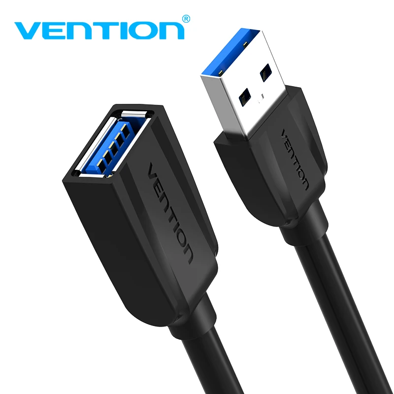 Кабель-удлинитель USB 3.0 Vention штекер-гнездо для PS4 Xbox Smart TV ПК | Электроника