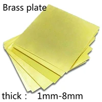 1pcs 99 9 pure brass strip copper sheet foil metal thin plate handmade material pure copper tablets material for metal art