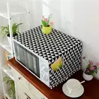 Чехол для микроволновой печи для домашней кухни, пылезащитный чехол для духовки из хлопка и льна, защитный чехол для электрической духовки, полотенце, кухонные аксессуары