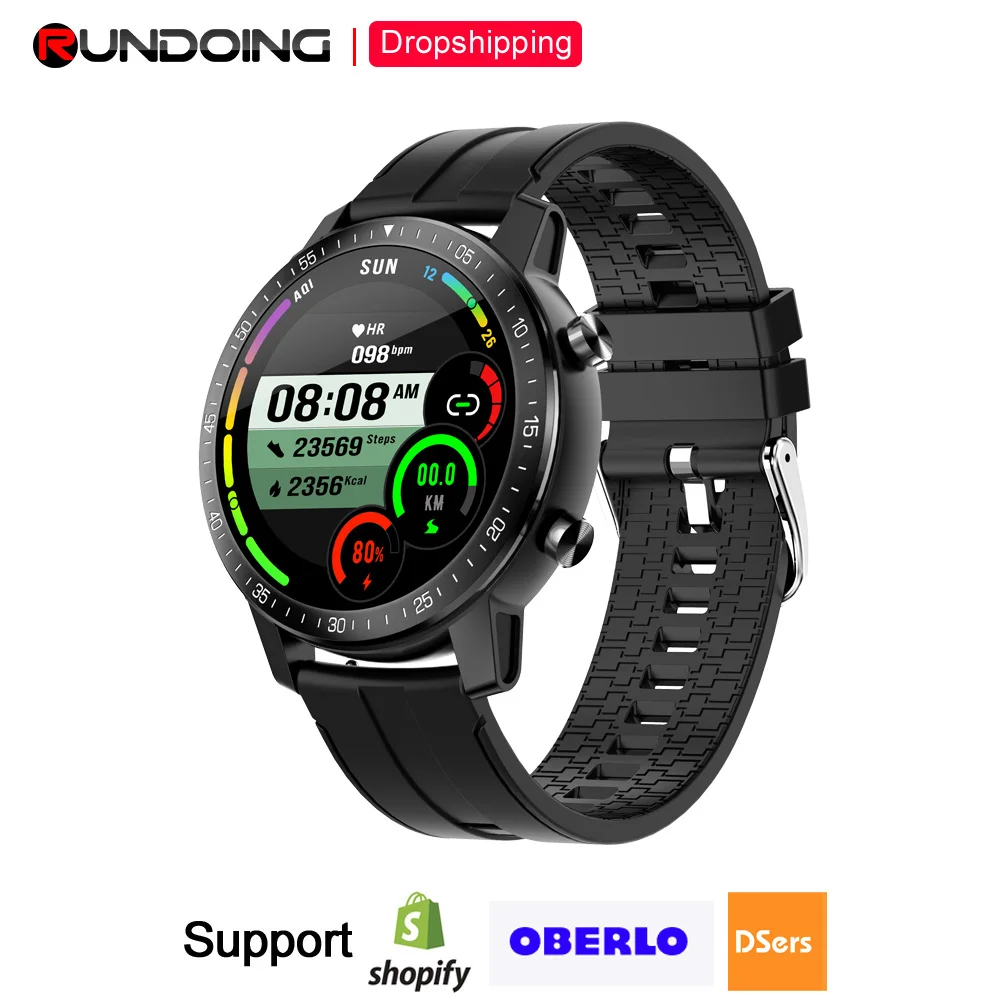 RUNDOING S30 Смарт часы Full HD сенсорный Экран многофункциональные модные спортивные