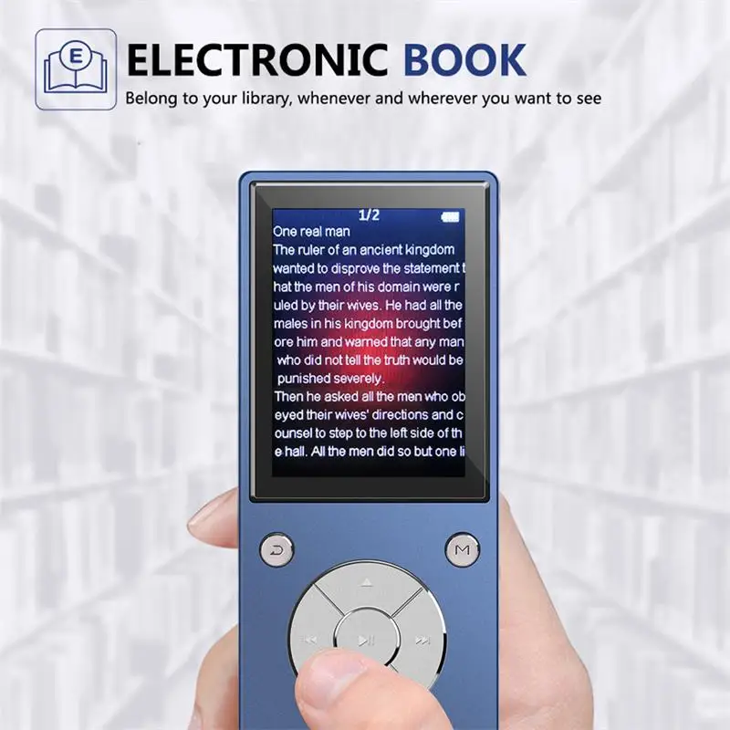 Mp3-плеер с Bluetooth, встроенный динамик, металлический музыкальный плеер без потерь с fm-радио, электронная книга для Walkman с поддержкой tf-карты до 128 ГБ