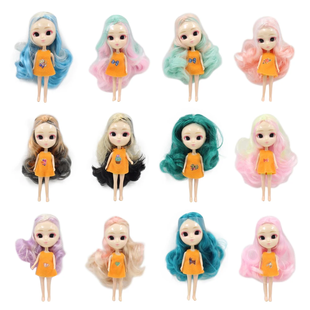 ICY DBS Обнаженная мини кукла №2 много видов цветов волос одежда случайный BJD|mini pullip