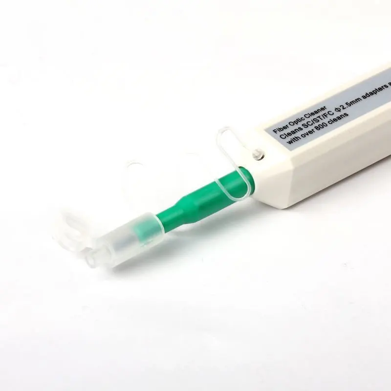 

2.5mm Universal Fiber Optic Cleaning Pen 800+ Cleaning times for FC, SC, ST Connector