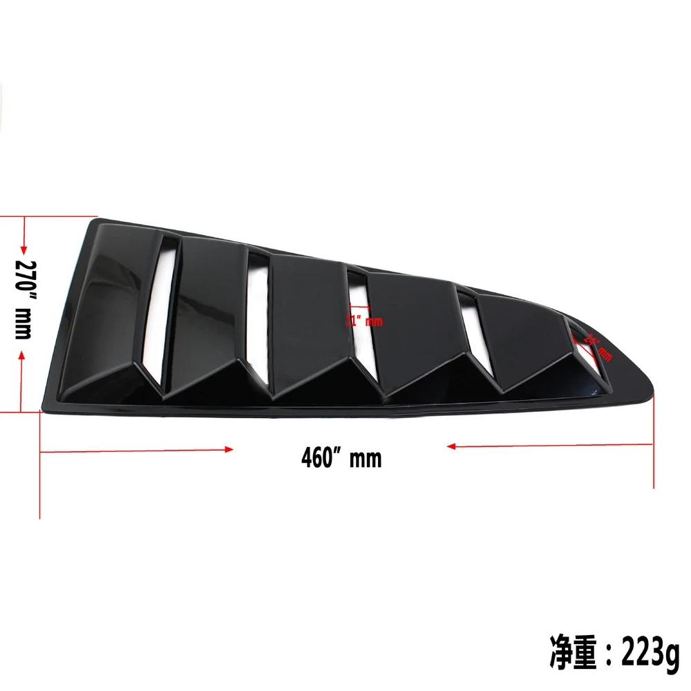 1 пара Универсальный капюшон вентиляционная решетка боковые окна жалюзи капота