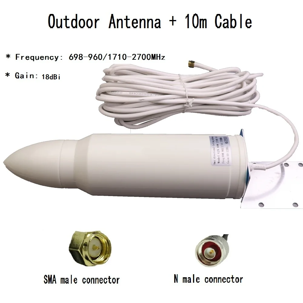 

Communication Outdoor antenna for wifi router gsm dcs 2600 mobile signal amplifier 2G 3G 4G Repeater UMTS LTE signal booster