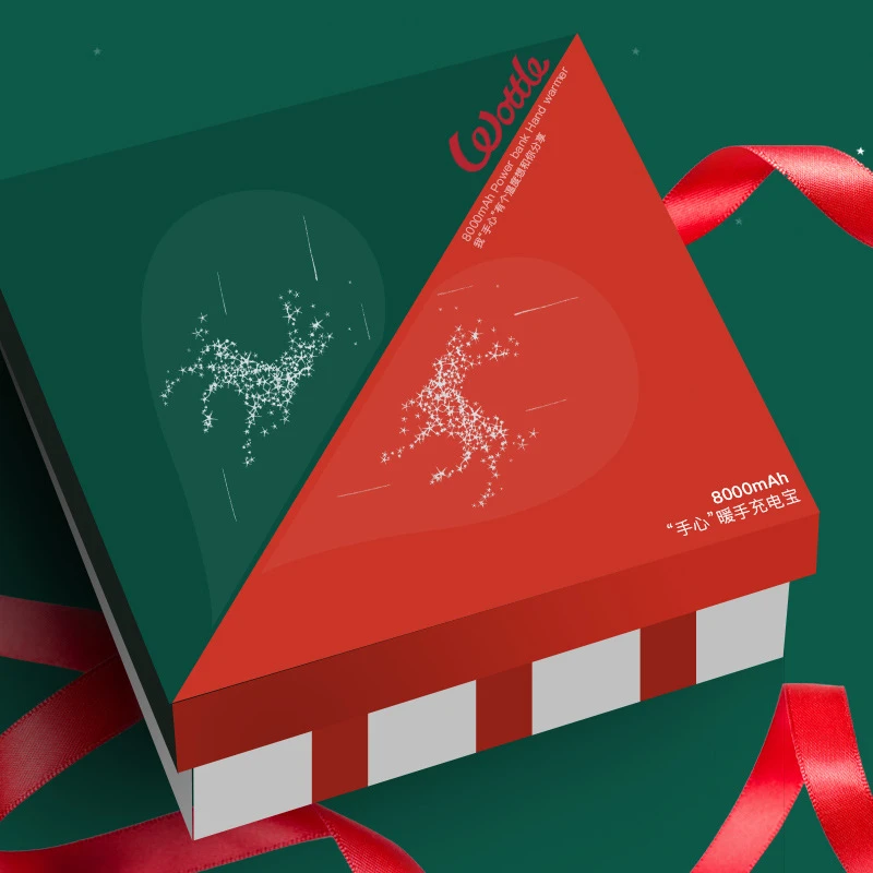 

8000mAh Hand Warmer Power Bank Portable Charger 2 USB Powerbank External Battery Poverbank for iPhone Samsung Xiaomi Power Bank