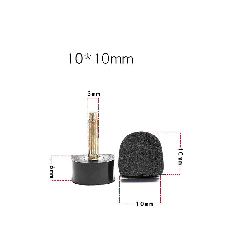 

Women High Heel Shoes Spikes Ladys Wear-resistant anti-slip mute spikes High heel Stud shoe accessories black heel nails