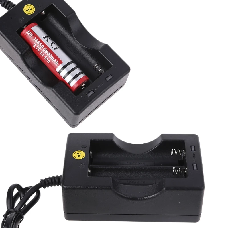

Battery Charger Adapter Power Supply 4.2V2A 18650 Dual Charger Indicator Light K3NB