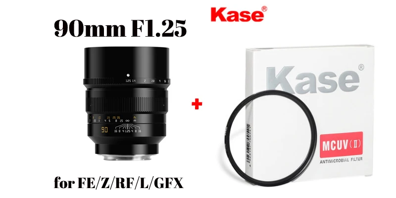 TTArtisan 90 мм F1.25 полная Рамка Ручной фокус Большая диафрагма Объективы для камеры sony