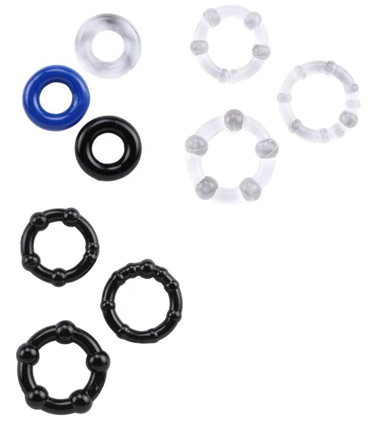 3 шт./компл. кольцо для пениса рукав секс товары силиконовые игрушки мужчин