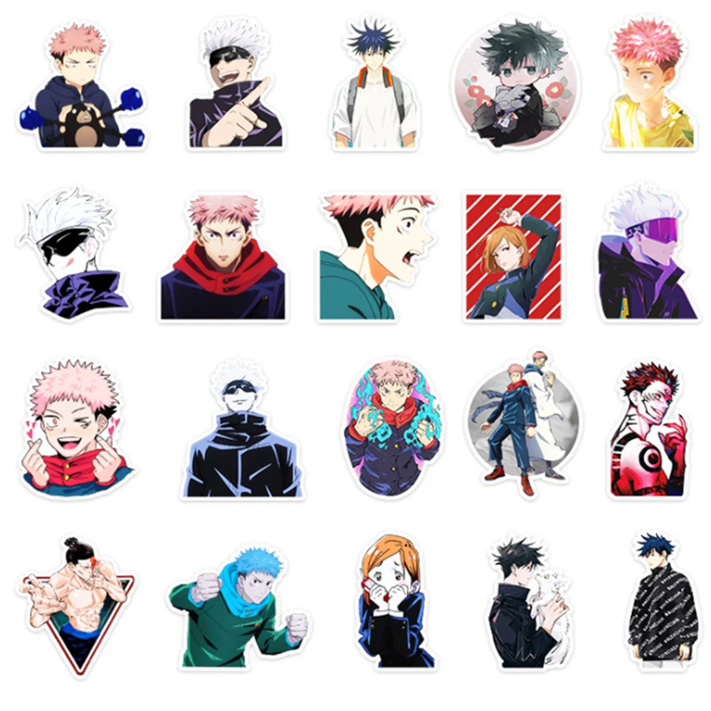 

10/30/50PCS Anime Spells Back To Station Cartoon Graffiti Stickers Hand Account Waterproof Guitar Decoration Toys Wholesale