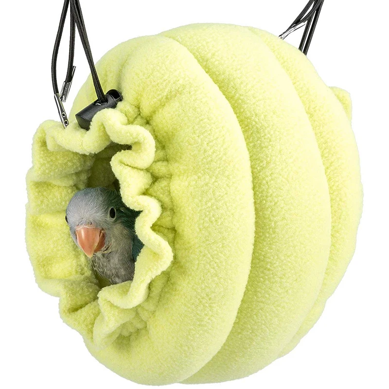 Домашние попугаи домик гамак зимние теплые гнезда для птиц подвесные кровати в