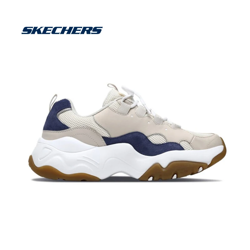 Кроссовки Skechers de lites мужские кожаные повседневная обувь на массивной подошве
