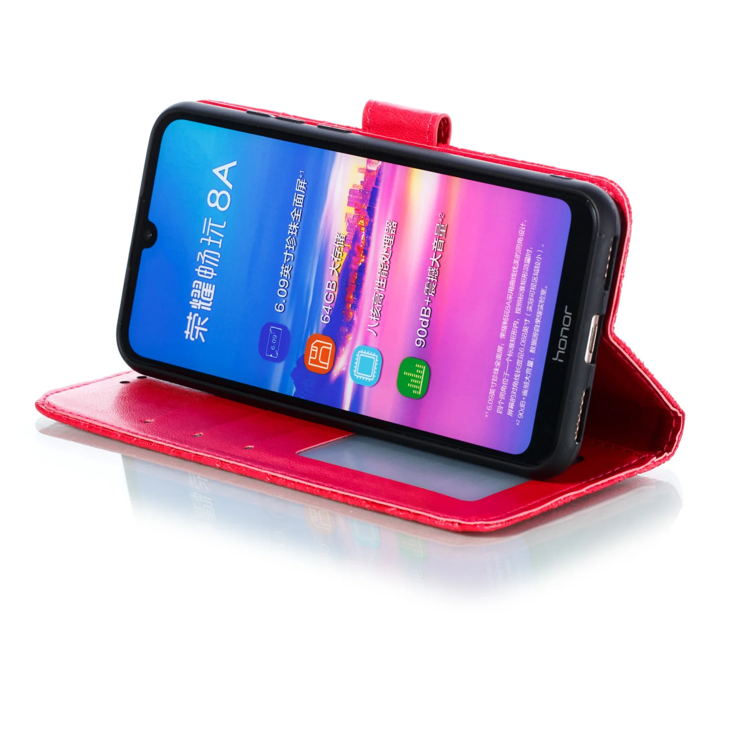 3D цветок кожаный флип чехол для Huawei Honor 8S 8A 8C 8X V20 Коврики 20 7C 7A Pro 10 P30 Lite Y9 Y6 Y7 Y5 JAT-L29 чехол