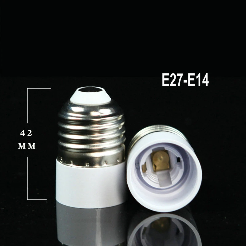 Адаптер-переходник с винтом на байонетную лампу адаптером для E27-E14 | Лампы и