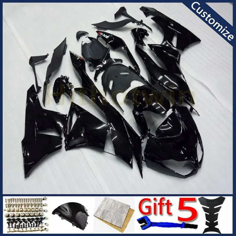 motorcycle fairing For ZX-6R 2009 2010 2011 2012 ZX636 09 10 11 12 ZX6R ABS motor panels kit Injection mold white | Автомобили и