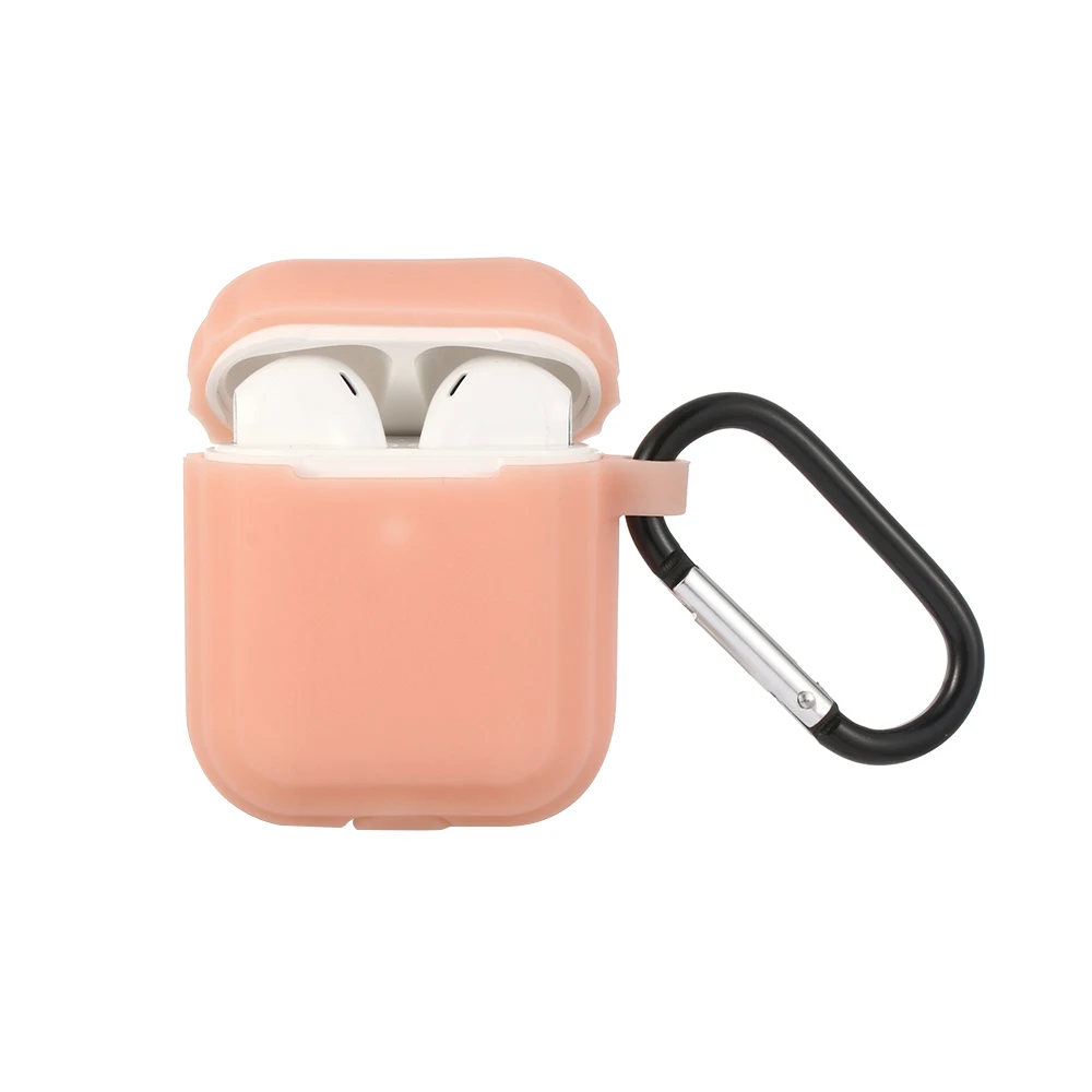 Модный светящийся силиконовый чехол для наушников с защитой от царапин крючками