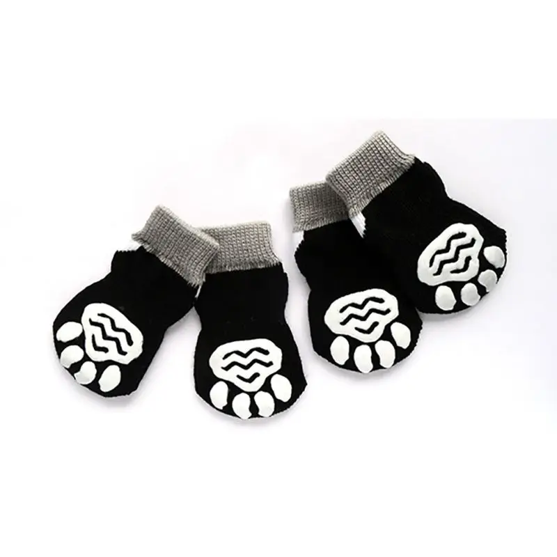 4 шт./компл. Обувь для собак и маленьких животных милые мягкие теплые вязаные