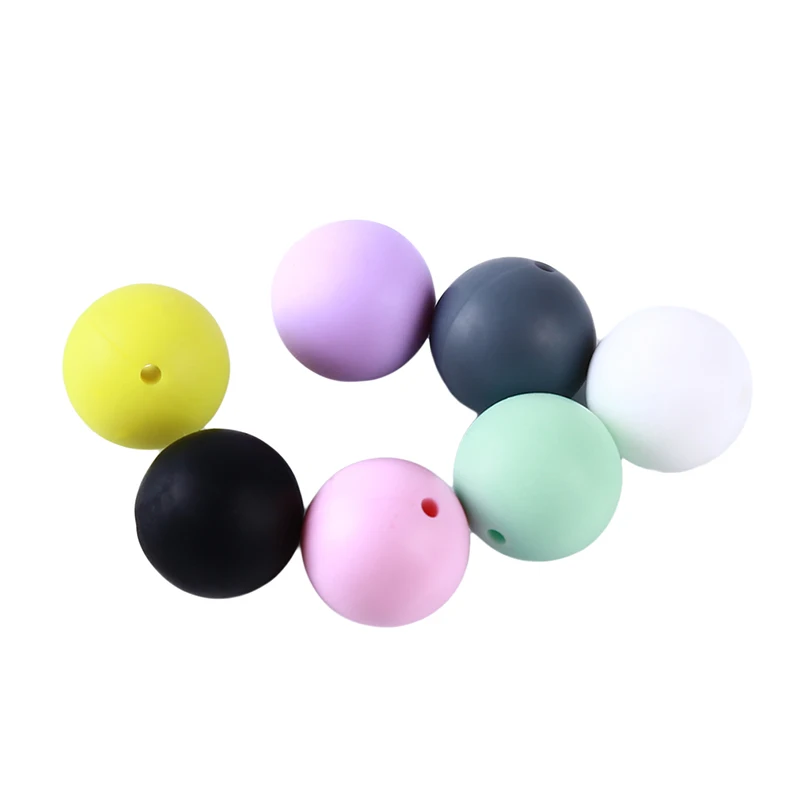 

Baby Food Grade Silicone Ball DIY Silicone Beads Baby Molar Set Baby Care Necklace Pacifier Chain Bracelet Accessories