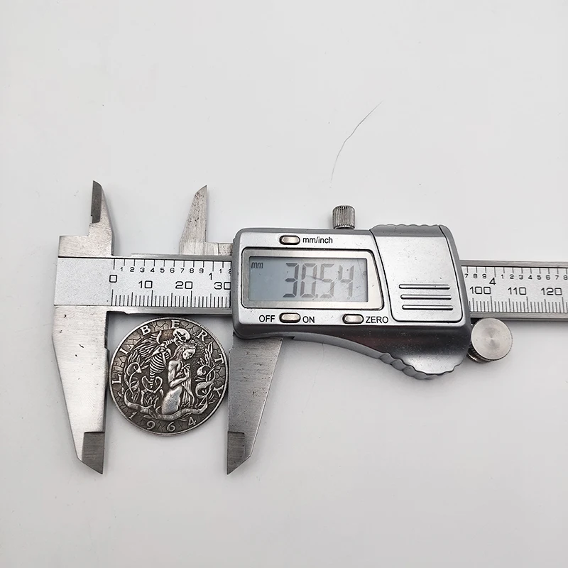 Монеты с ангелом и черепом тисненые памятные монеты Хобо креативная коллекция 1964