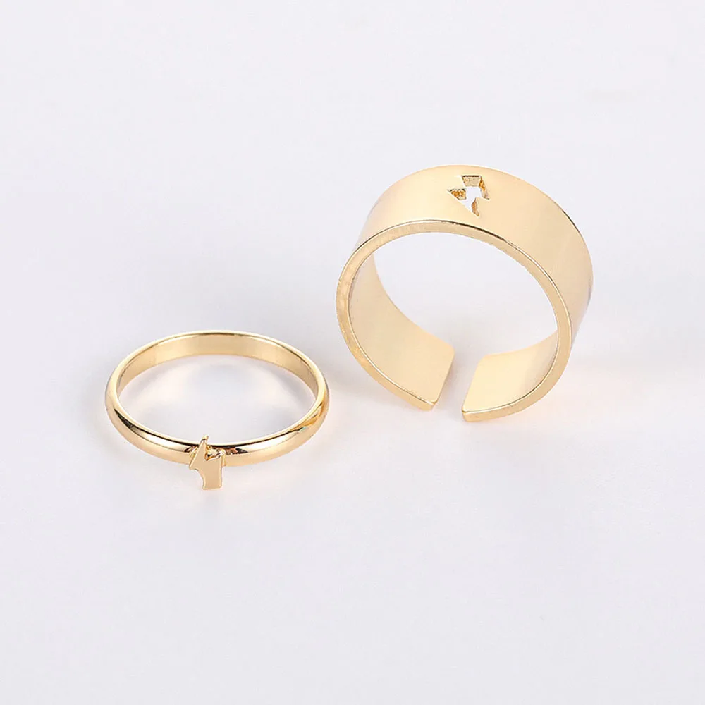 

High Quality Punk Couple Ring Lovers Ring Gift For Lover Jewelry