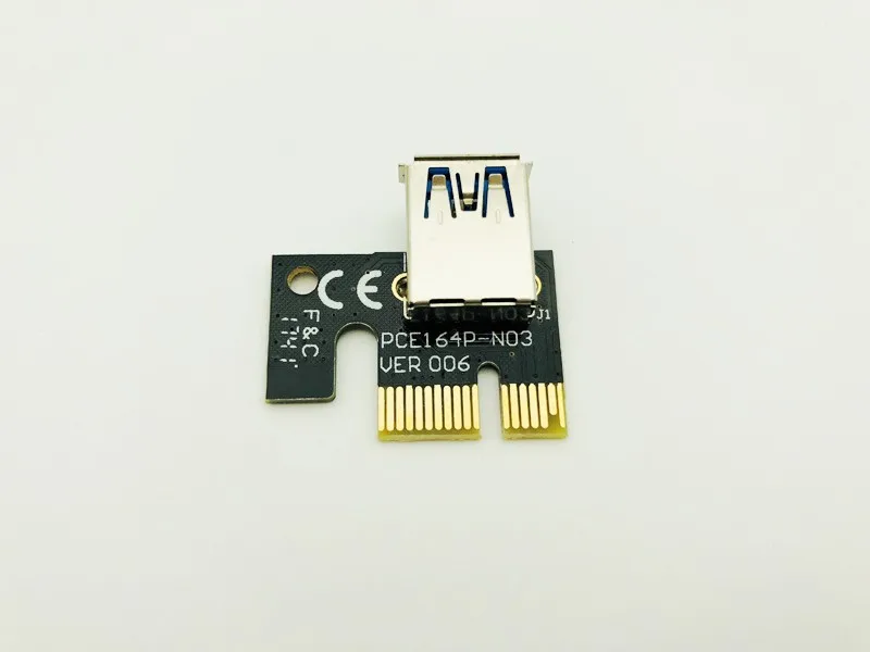 10 .  PCIE 1x  16X PCI Express PCI-E 009S Molex 6pin   SATA  USB 3, 0  Riser