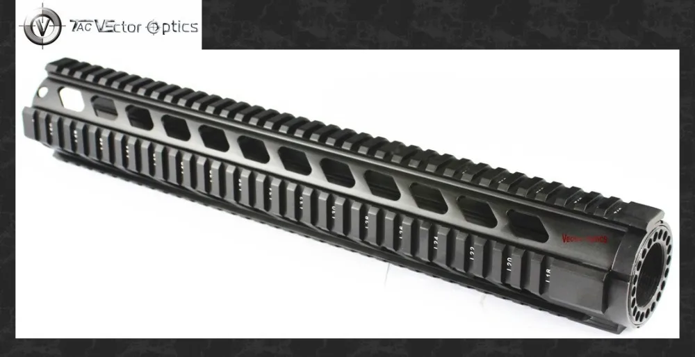 Векторная Оптика Тактический тонкий M-LOK 7 10 12 15 17 дюймов поплавок Handguard Пикатинни кронштейн подходит 223 5,56 AR 15 M4 M16
