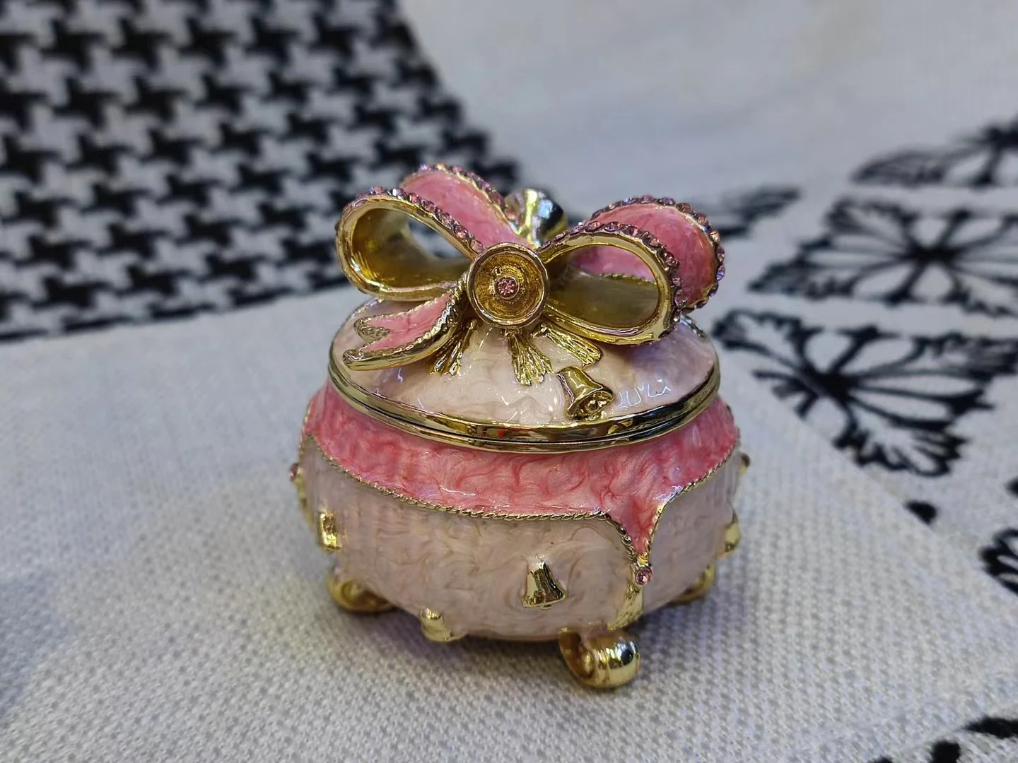 Ring and Necklace Holder Ornament Christmas Xmas Trinket Jewelry Box Gift