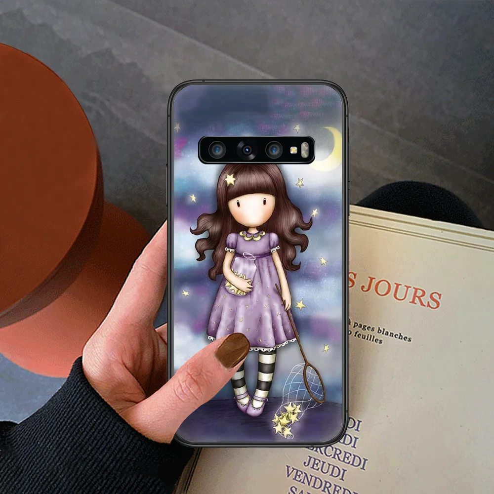 

Cartoon Santoro Gorjuss Phone Case For Samsung Galaxy Note S 8 9 10 20 Plus E Lite Uitra Black Bumper Tpu Shell Silicone Funda