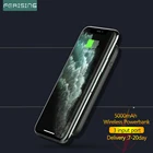 Зарядное устройство FERISING 5000 мАч Qi Беспроводное зарядное устройство Power Bank Внешняя батарея беспроводное портативное зарядное устройство Qi для iPhone 12 Samsung huawei Xiaomi