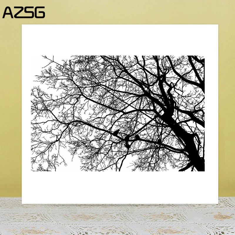 

ZhuoAng Withered Branches Clear Stamps For DIY Scrapbooking/Card Making Decorative Silicon Stamp Crafts