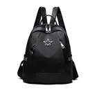 Новый женский рюкзак из искусственной кожи, дорожная сумка через плечо, сумка для покупок, Многофункциональный маленький школьный рюкзак для девочек, черный