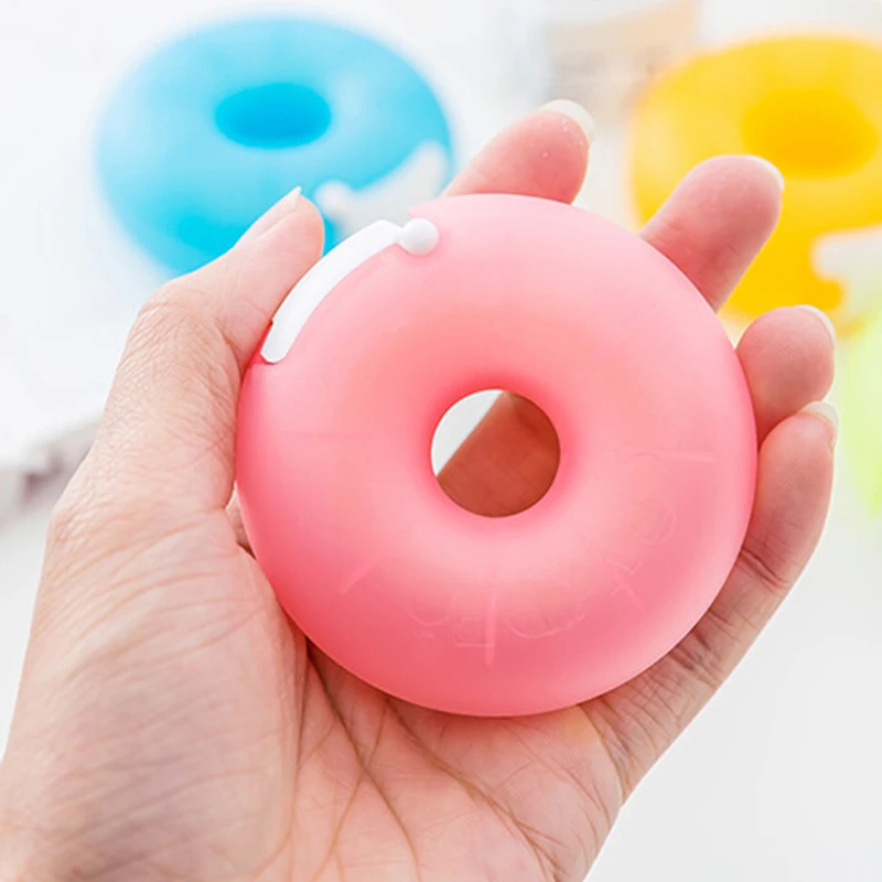 Invisible Tape Cutter Cartoon Dispenser Korea Portable Donut Holder Stationery With Small Inside | Канцтовары для офиса и дома