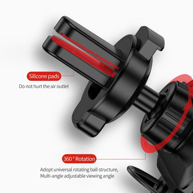 Универсальный 6 точек твердый Складной автомобильный держатель для телефона