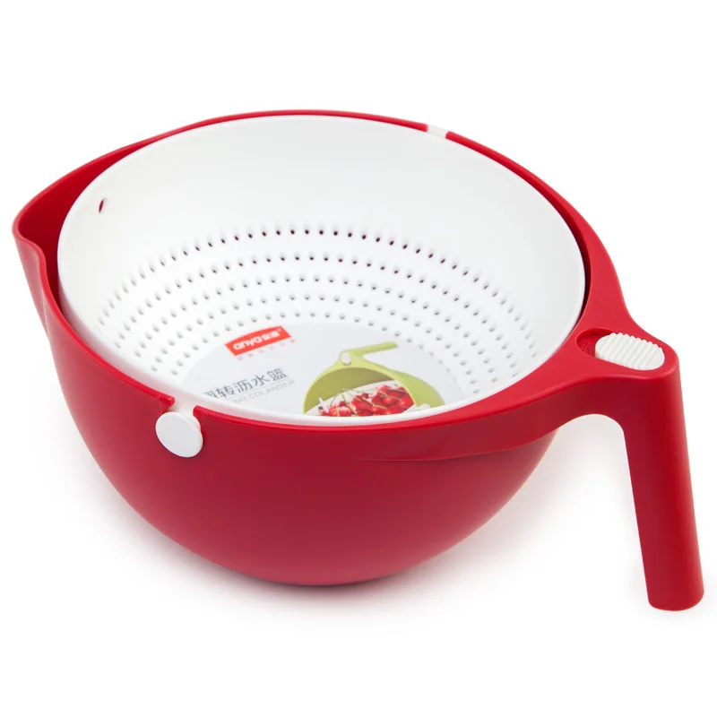 Многофункциональный прокатный двойной сливной корзина с чашей кухонные овощные