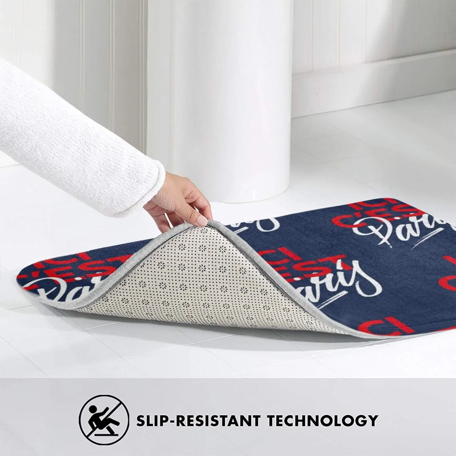 

Here Is Paris Comfortable Door Mat Rug Carpet Cushion