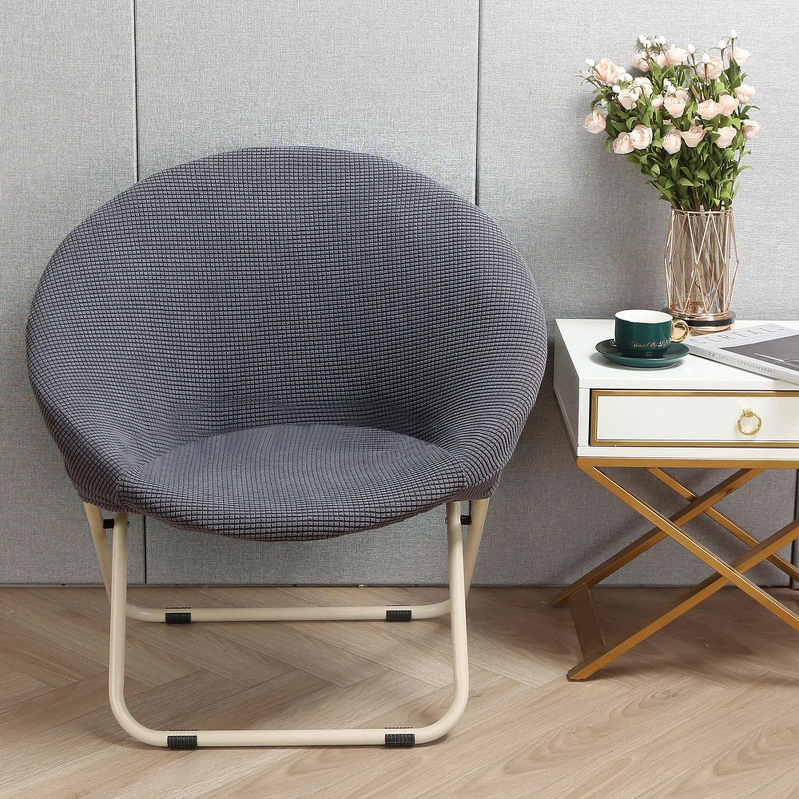 Чехол на стул с круглой тарелкой 6 цветов | Дом и сад