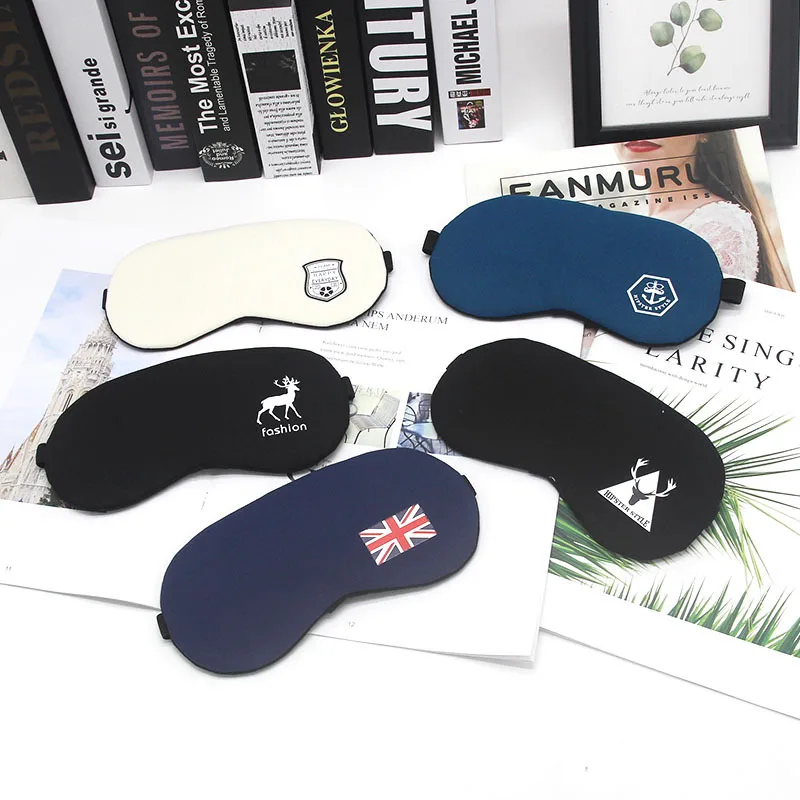 Хлопковая льняная маска для сна мягкий чехол глаз путешествий повязка на