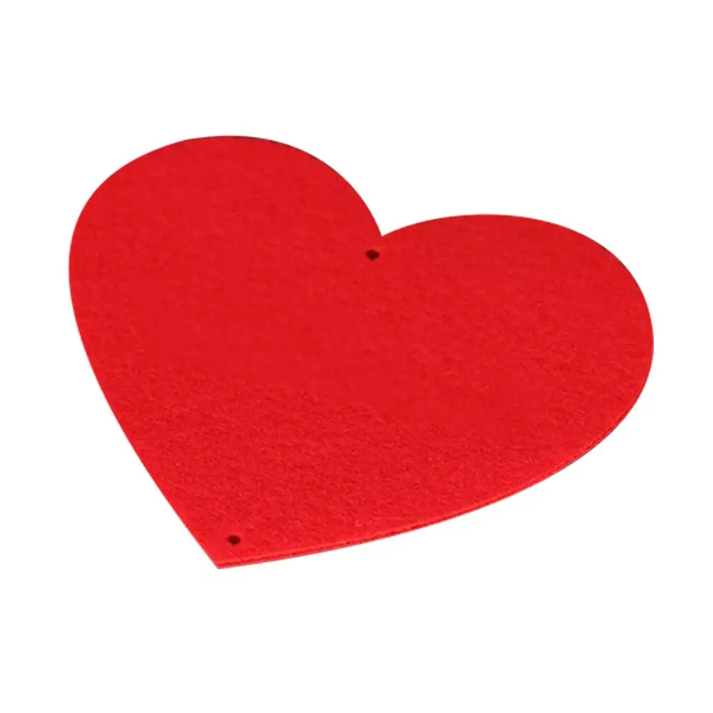 16 сердец с веревкой DIY Нетканая простыня двери Шторы товары для романтической