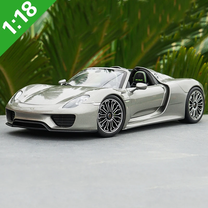 Welly 1:18 весы 918 Spyder трансформируемый литой металлический автомобиль игрушка из