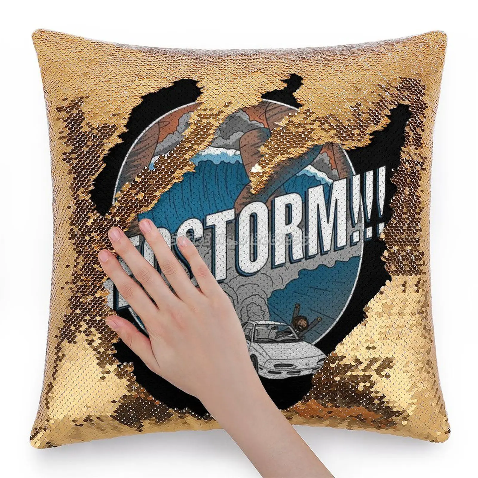 Чехол с блестками Geostorm блестящая подушка чехол для подушки детства украшение