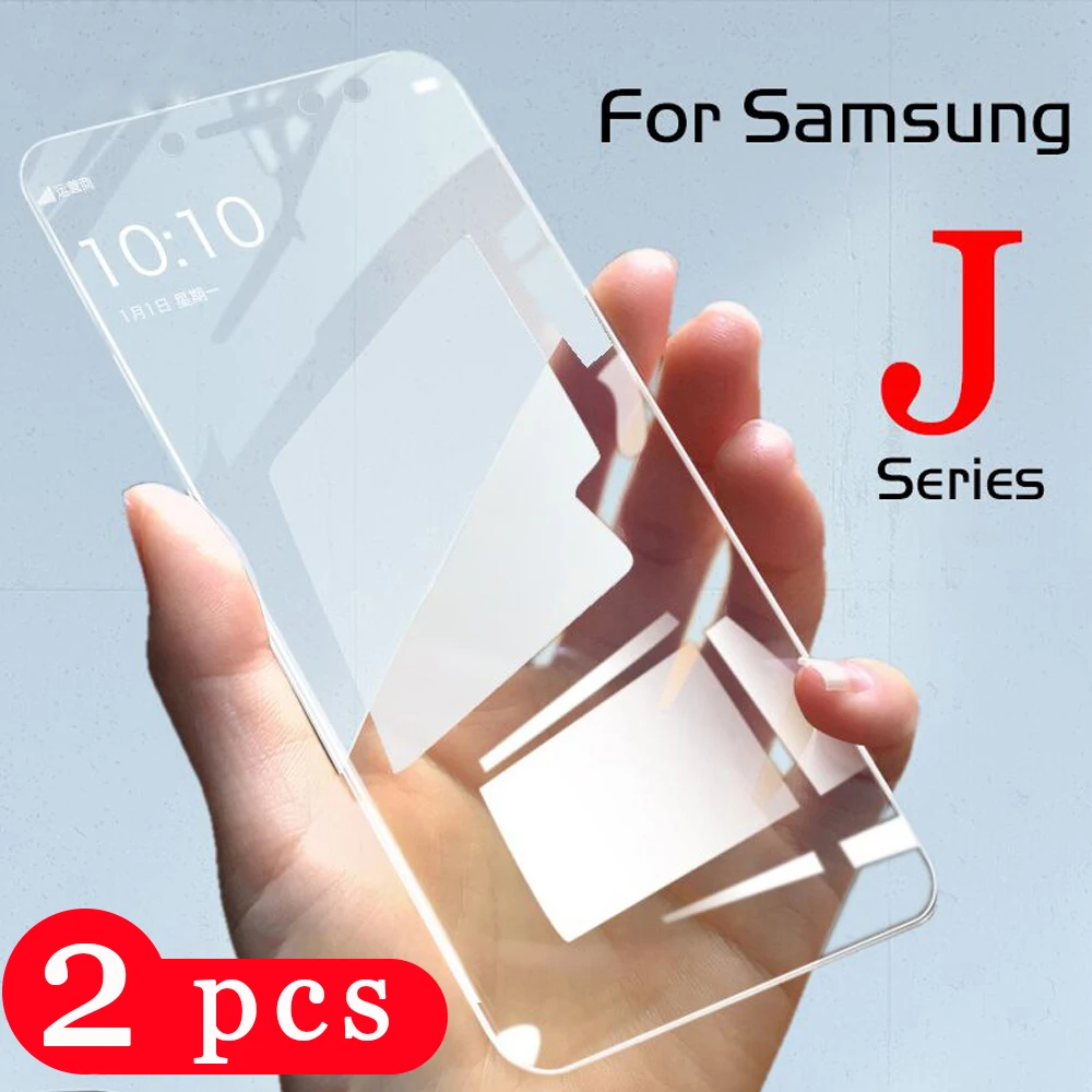 2 шт. 9H Защитная пленка для samsung Galaxy j5 j7 pro 2017 j6 j8 2018 закаленное стекло Защита экрана